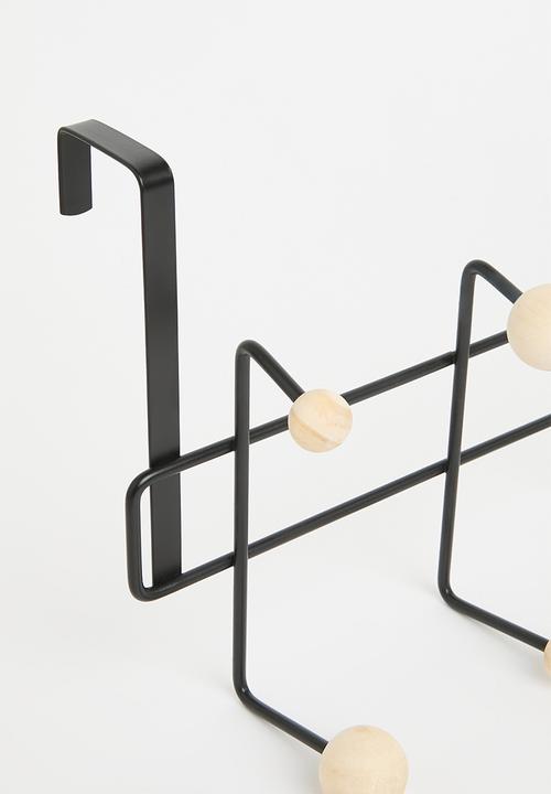 Storage Solutions - Over the door bobble hook - black