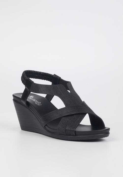 Butterfly Feet - Katia 1 wedge - black