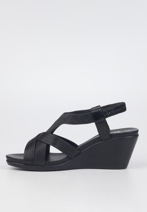 Butterfly Feet - Katia 1 wedge - black