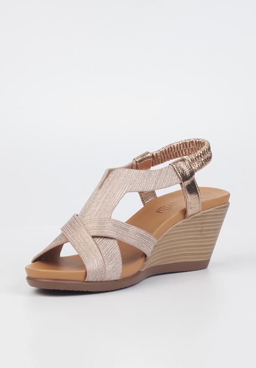 Butterfly Feet - Katia 1 wedge - rose gold