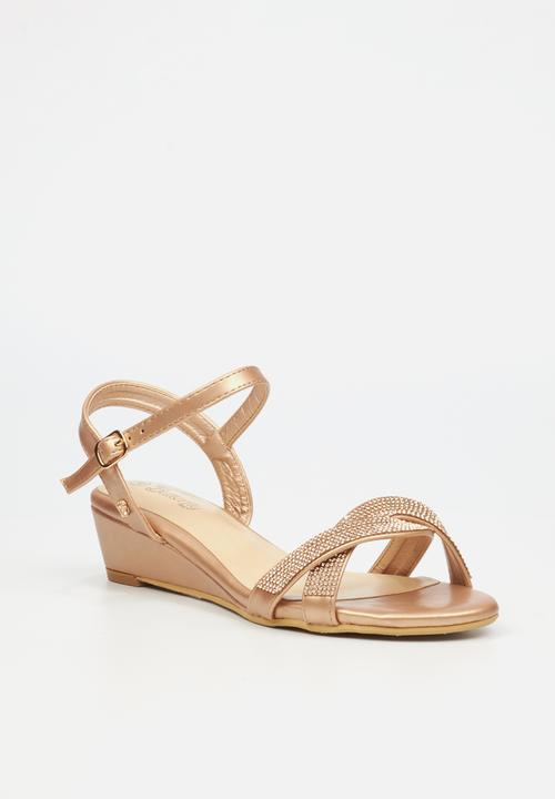 Butterfly Feet - Kirstie 1 wedge - rose gold