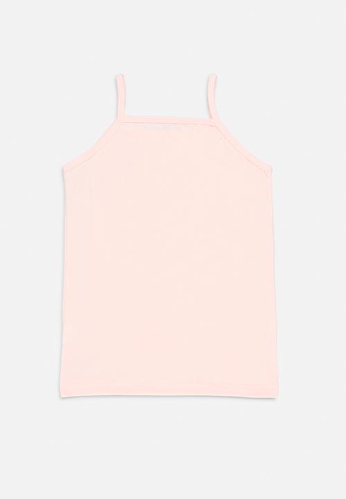 Pop Candy - 2 Pack cami vest set - pink & white