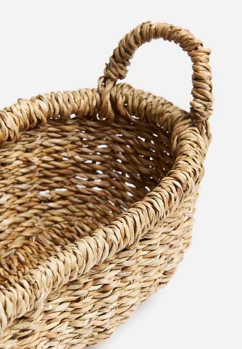 H&M - Seagrass storage basket - beige