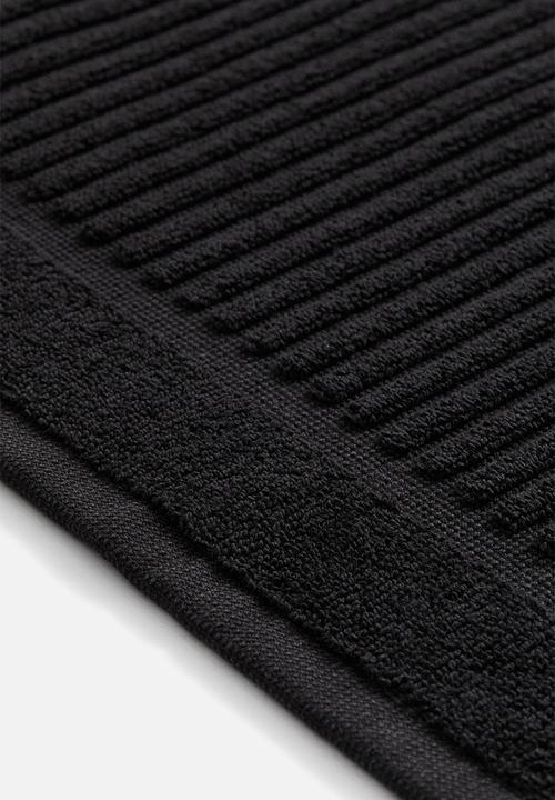 H&M - Cotton terry bath mat - black