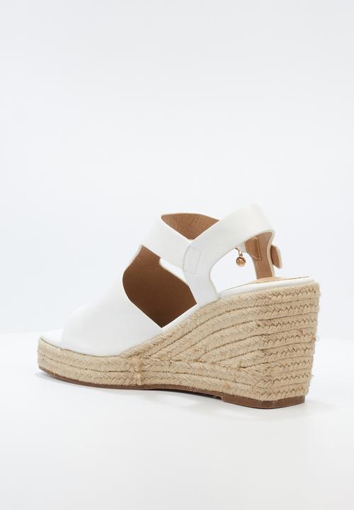 Miss Black - Hay 2 espadrille - white