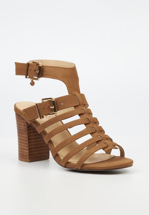 Miss Black - Hazel 1 block heel - brown