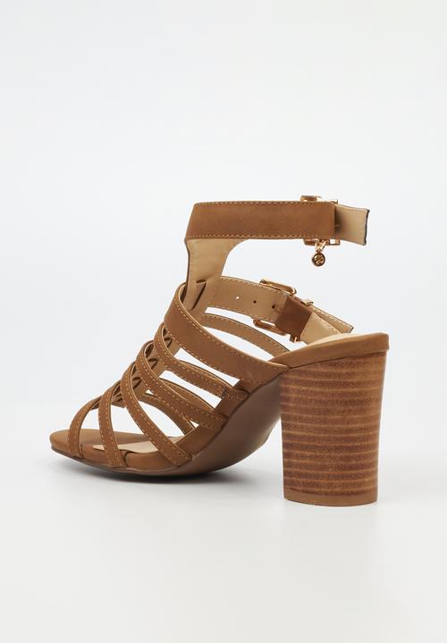 Miss Black - Hazel 1 block heel - brown