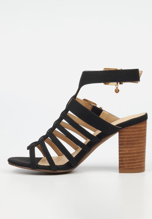 Miss Black - Hazel 1 block heel - black