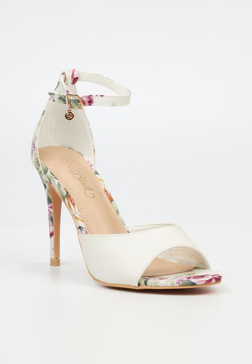 Miss Black - Jazz 25 ankle strap - white