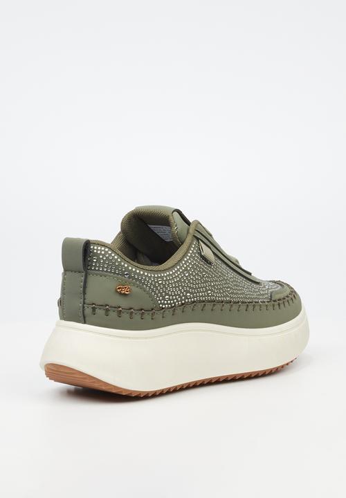 Miss Black - Kimberly 1 platform sneaker - khaki