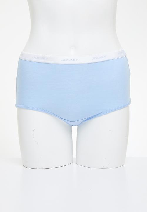 Jockey - 3 Pack plain full brief- Glacial Blue/Light Lilac/Digital Lavender