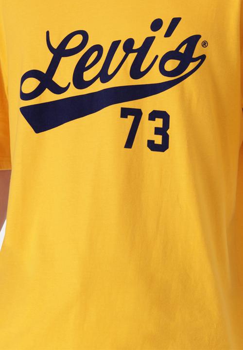 Levi’s® - Half Sleeve Tee ZA LEVI'S Varsity Script - Yellow