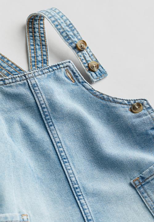 H&M - 2-Piece cotton set - denim blue & cream
