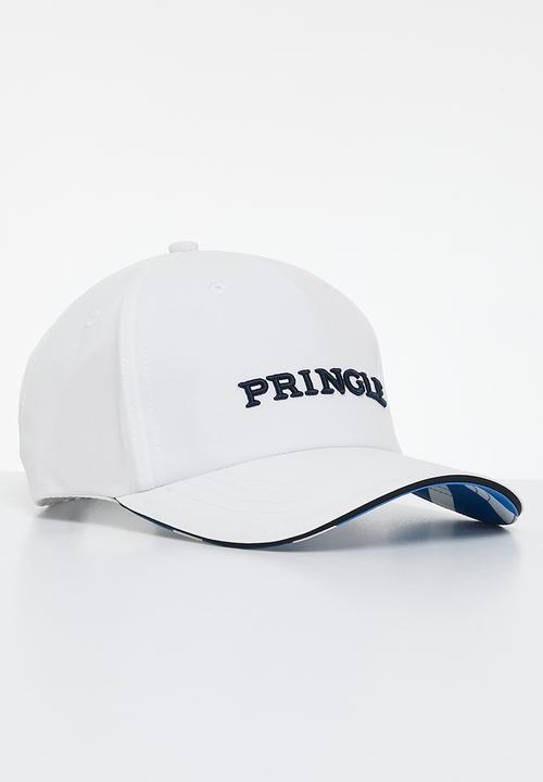 Pringle of Scotland - Pringle Scott Flag Peak Cap - White