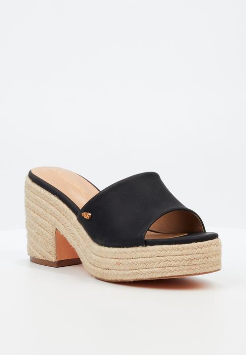 Miss Black - Bonnet 2 espadrille - black
