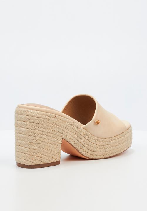 Miss Black - Bonnet 2 espadrille - bone
