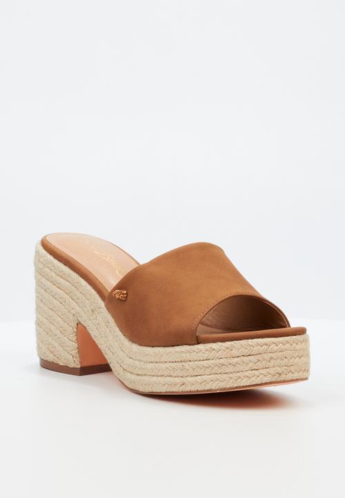 Miss Black - Bonnet 2 espadrille - tan