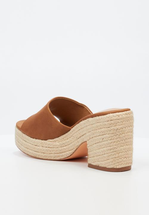 Miss Black - Bonnet 2 espadrille - tan