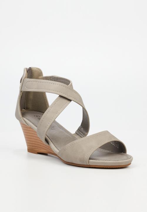 Butterfly Feet - Shani 6 wedge - grey