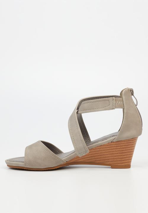 Butterfly Feet - Shani 6 wedge - grey