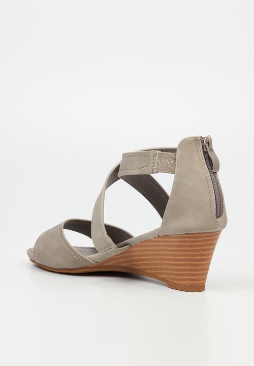 Butterfly Feet - Shani 6 wedge - grey