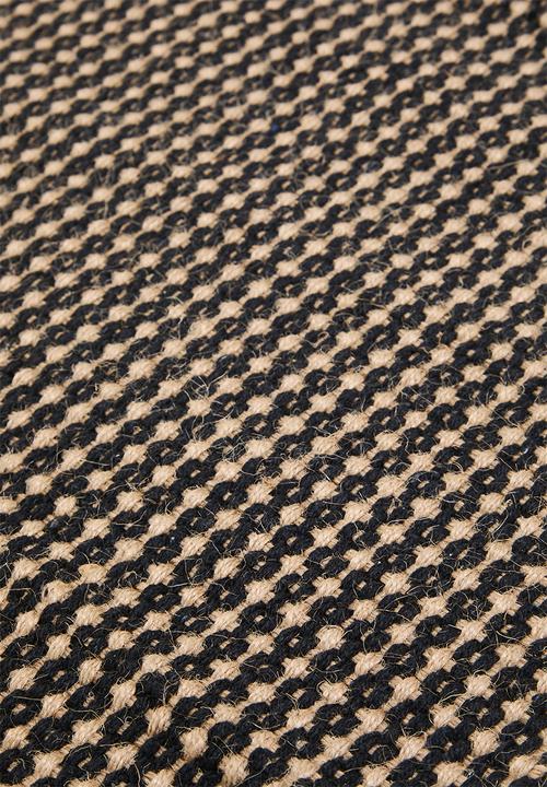 Sixth Floor - Cotton Jute Table Runner - Black