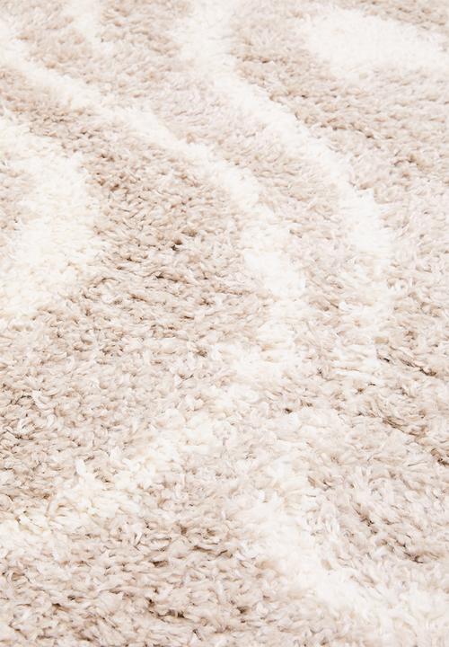 Fotakis - Shaggy contour rug - natural
