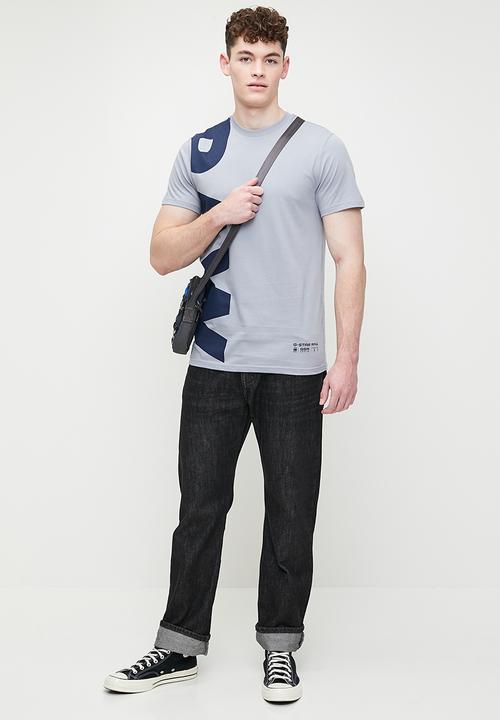 G-STAR - Graphic 12 slim r t short sleeve - dim grey