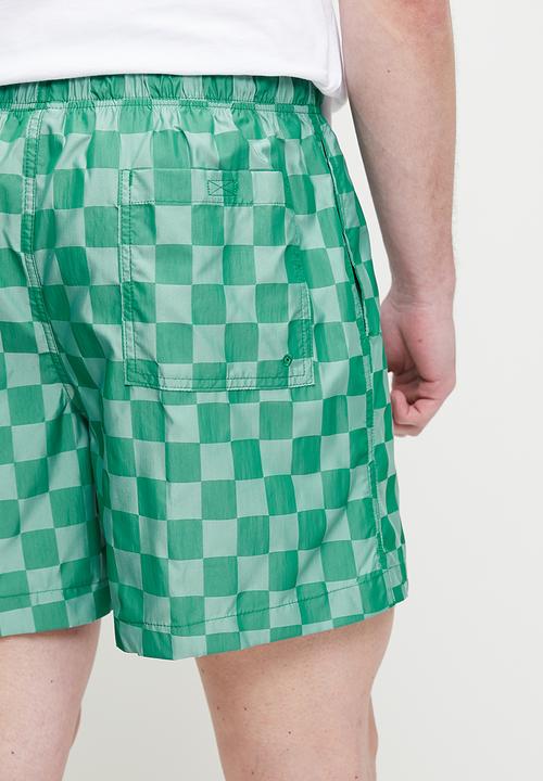 Nike - Nike Club Flow Shorts checkers - malachite & white