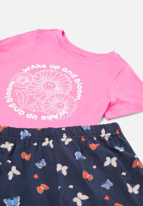 Pop Candy - 2 Pack pj set - pink & navy