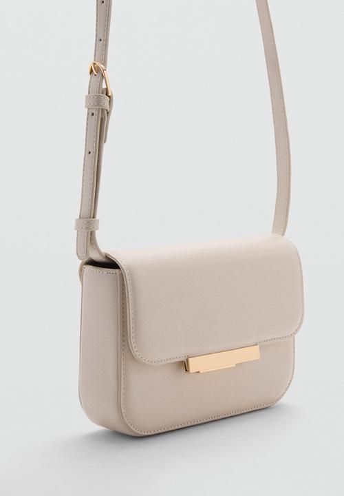 MANGO - Bag amber - natural