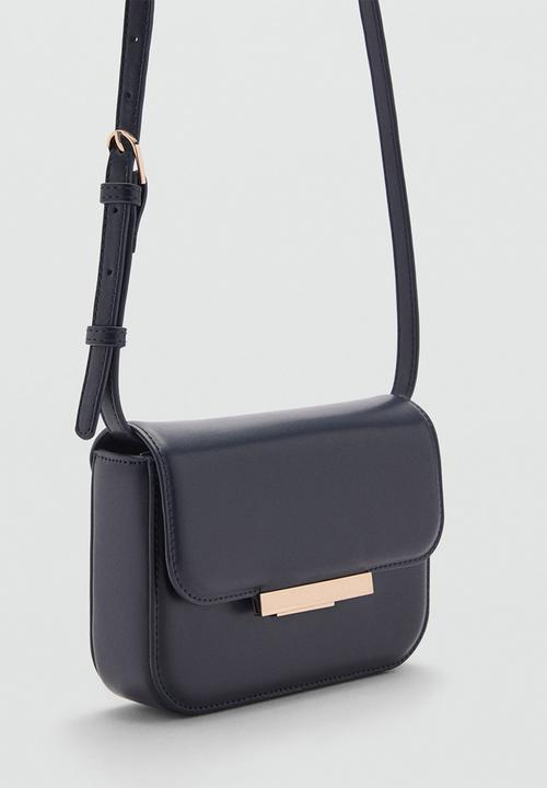 MANGO - Bag amber - navy