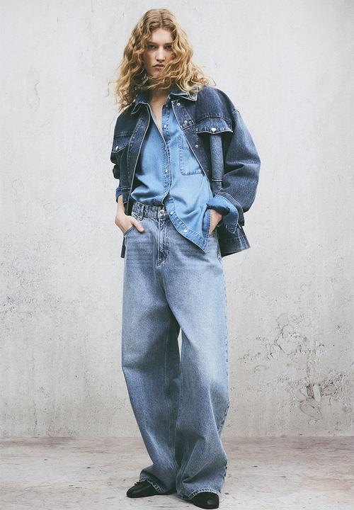 H&M - Lyocell denim shirt - light denim blue