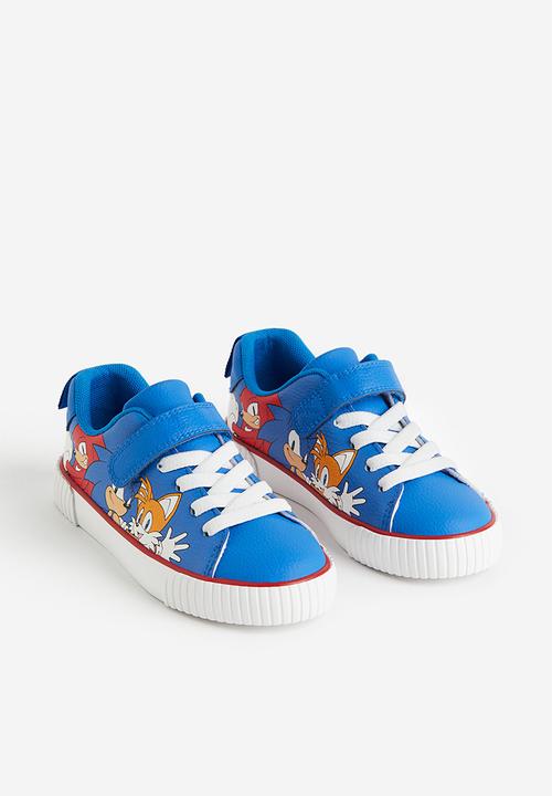 H&M - Printed trainers - bright blue sonic the hedgehog
