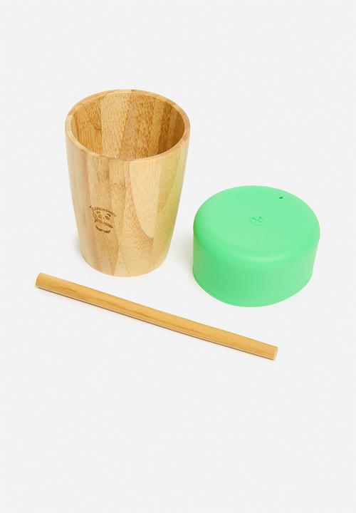 Nicolson Russell - Bamboobino Cup with straw - green