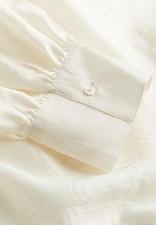 H&M - Lyocell popover blouse - cream