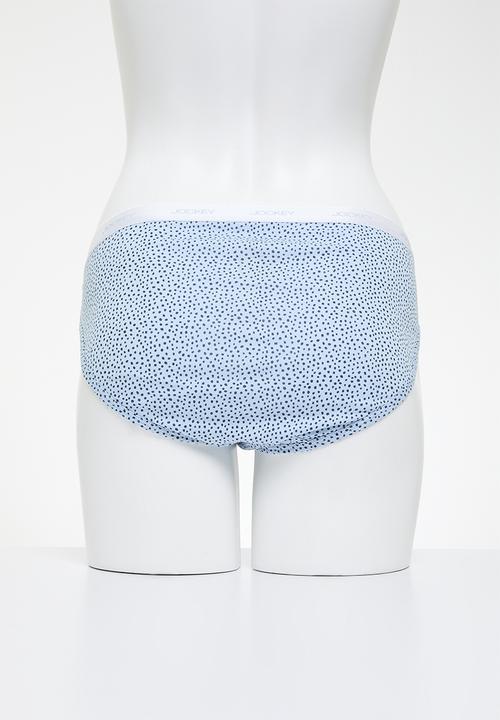 Jockey - 5 Pack printed bikini - Navy/Abstract Speckles/red/Surfer Stripe/Blue