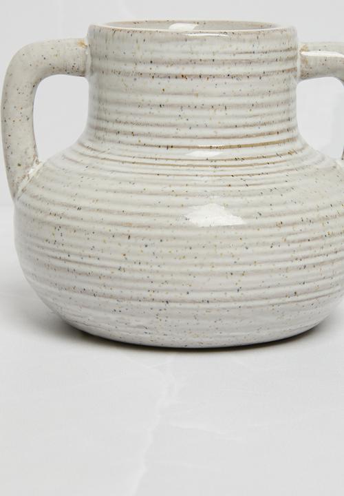 Sixth Floor - Fine Earthenware Candle Holder - White