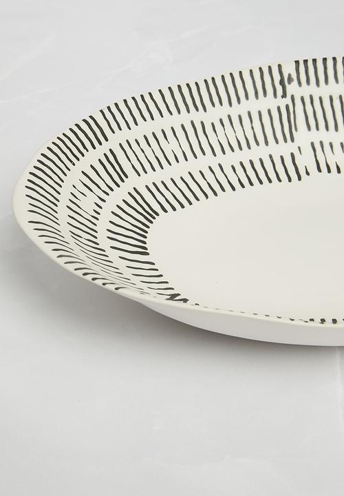 Sixth Floor - Earthenware bowl - black
