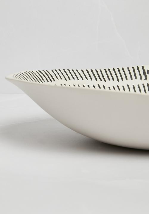 Sixth Floor - Earthenware bowl - black