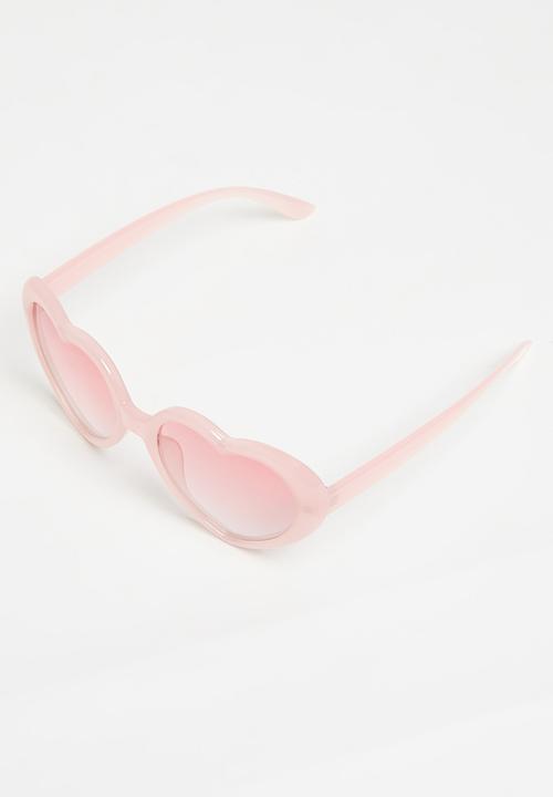 Pop Candy - Heart shaped sunglasses-pink