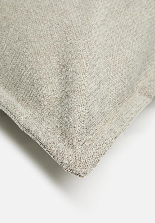 Sixth Floor - Elm linen cushion cover - taupe