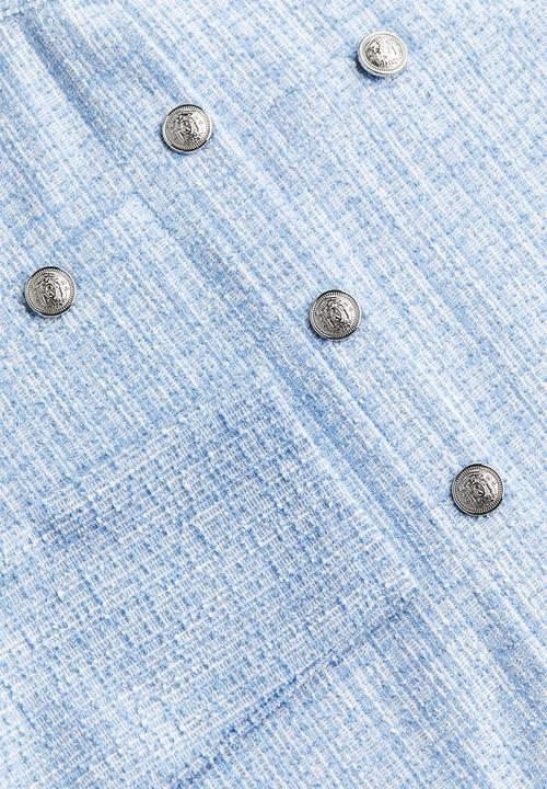 H&M - Textured cardigan - light blue
