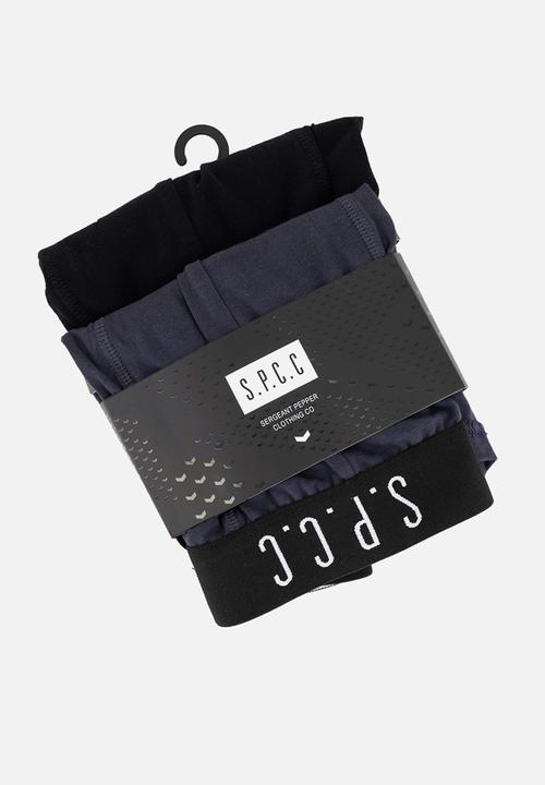 S.P.C.C - Emperador Boxer 2 Pack - Navy & Black