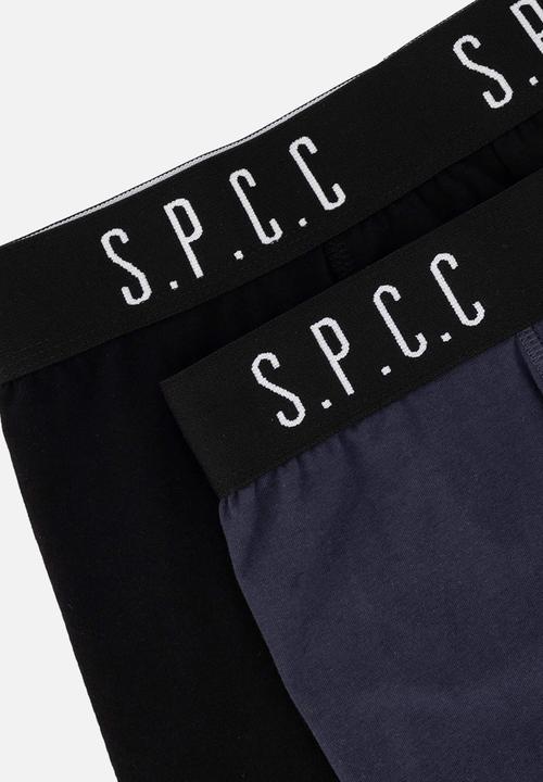 S.P.C.C - Emperador Boxer 2 Pack - Navy & Black