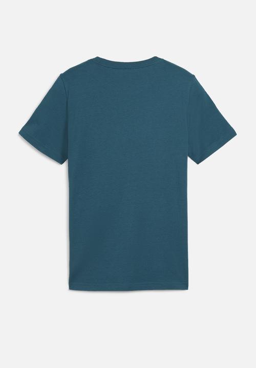 PUMA - Ess+ Mid 90S Graphic Tee B - Cold Green
