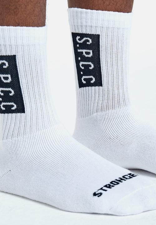 S.P.C.C - Johnson Socks 3 Pack - White