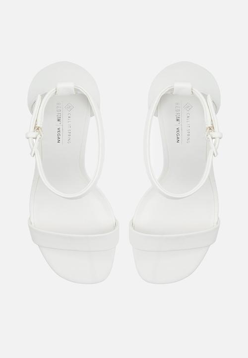 Call It Spring - Mirellaa ankle strap heel - white