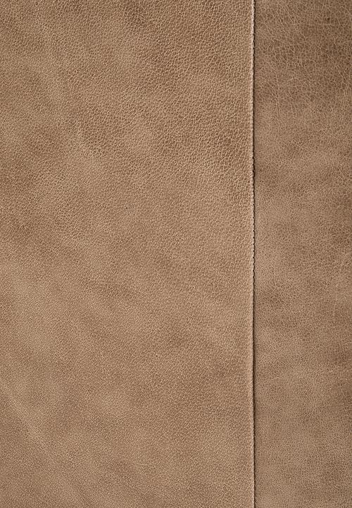 Sixth Floor - Pablo genuine leather 3 seater - wax crackle smoke