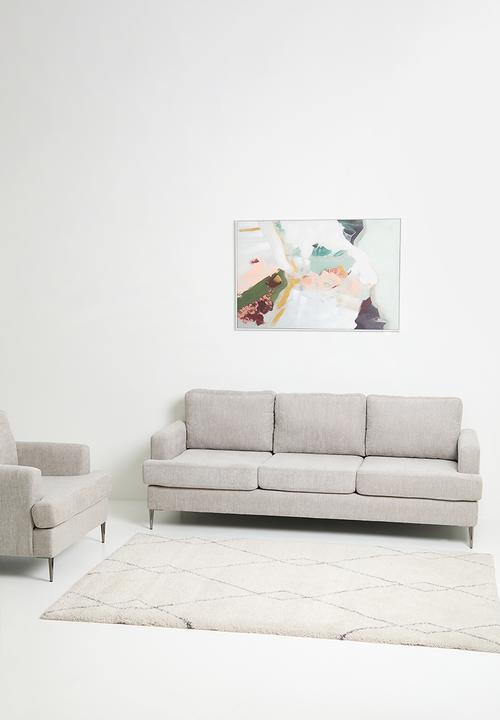 Sixth Floor - Bali 3 chaise lounge - taupe